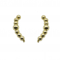 Preview: earclimber ball 925 silver goldplated