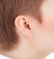 Preview: Earcuff vergoldet aus 925 Sterling-Silber mit Zirkonia – Handgefertigt