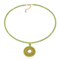 Preview: Leyla Boho Kette Grün – Handgemachte Perlenkette aus Thailand