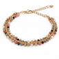 Preview: Armband Mayari – Edelstahl mit facettierten Glasperlen