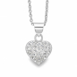 Preview: Kette Little Heart aus 925 Silber mit Preciosa Kristallen