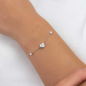 Preview: Armband Amora Spark – Zartes Herzarmband mit Zirkonia