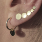Preview: earclimber Ajana 925 silver goldplated