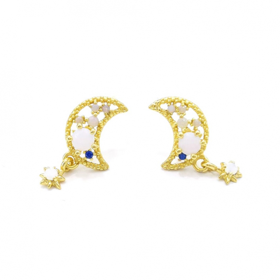 earring Astra 925 Silver goldplated