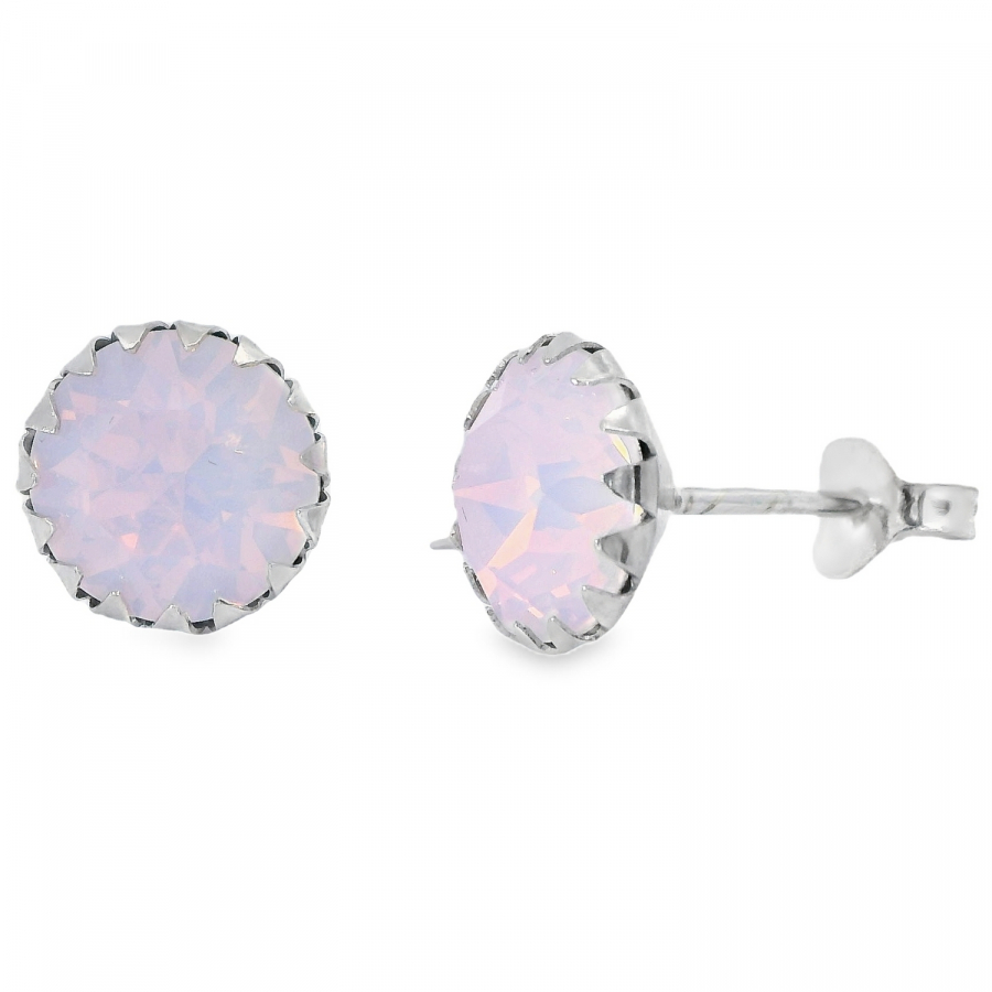 Ohrstecker Michelle 925 Silber rose water opal