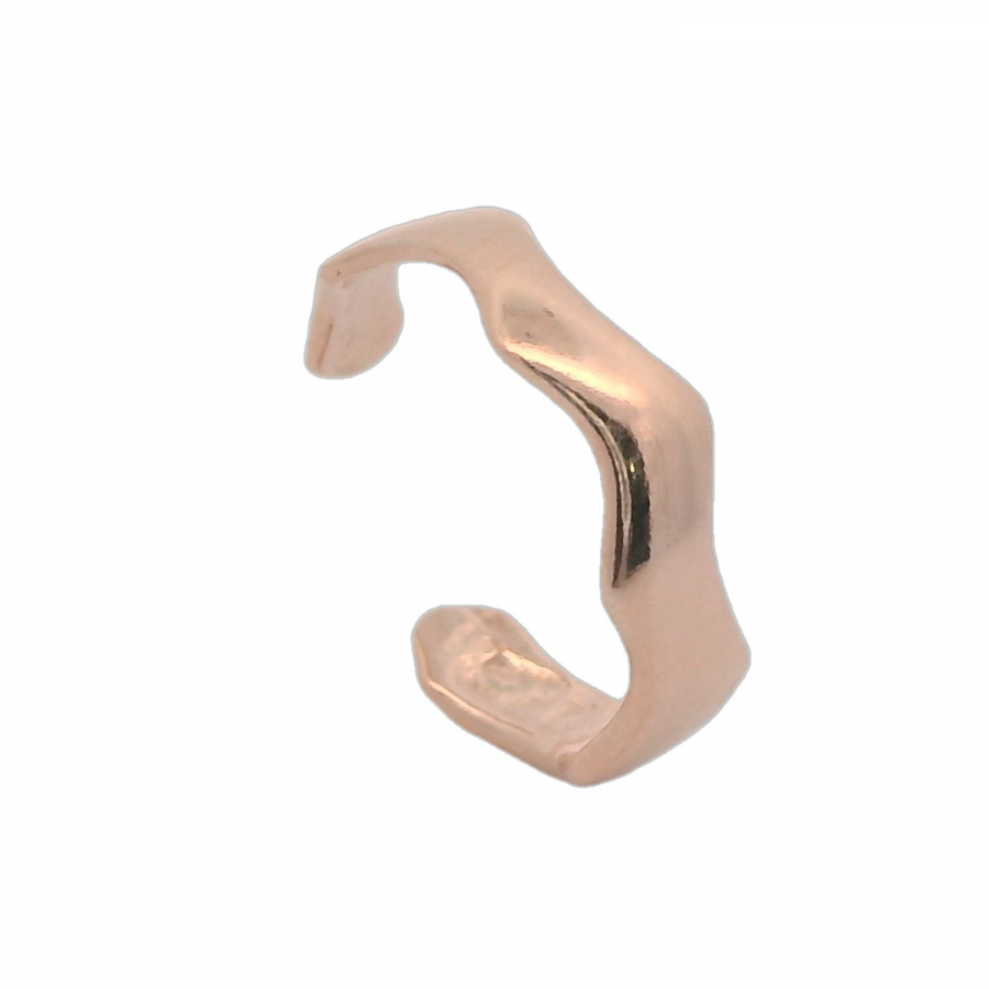 Earcuff Wave 925 Silber rosévergoldet