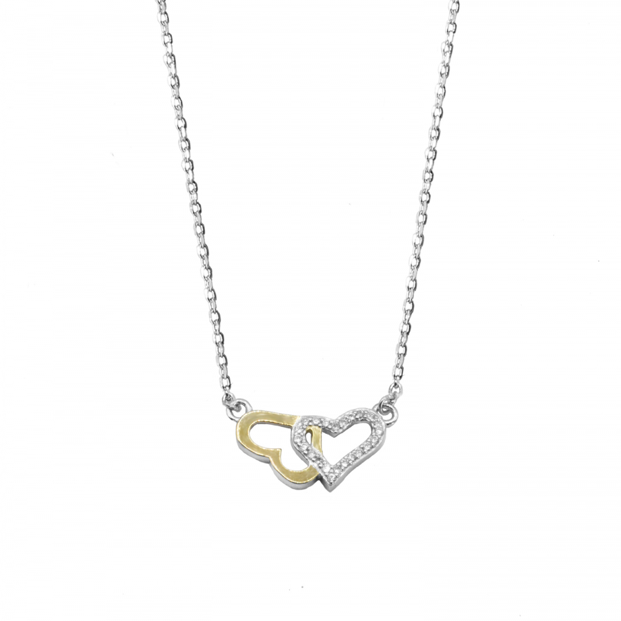 Kette Two Hearts
