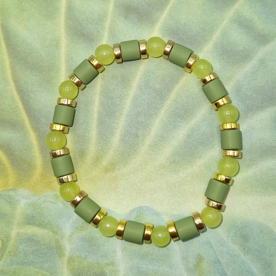 Armband Dakar basil green