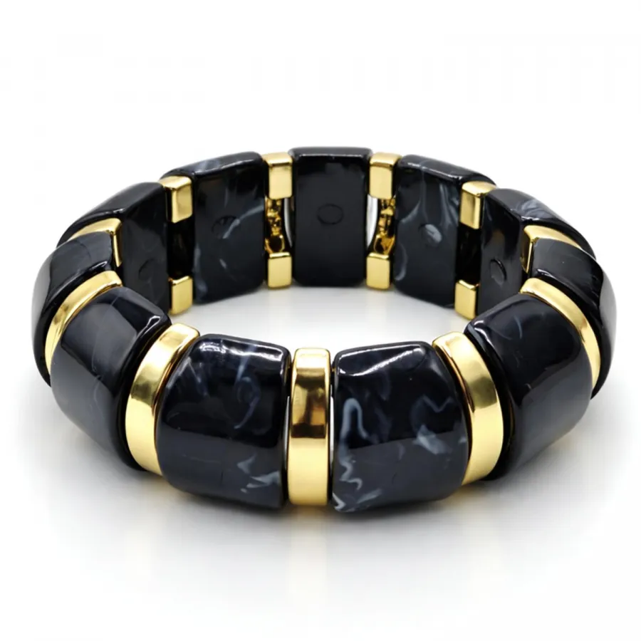 Armspange Lana Black Marble