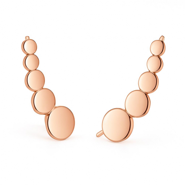Earclimber Ajana 925 Silber rosévergoldet