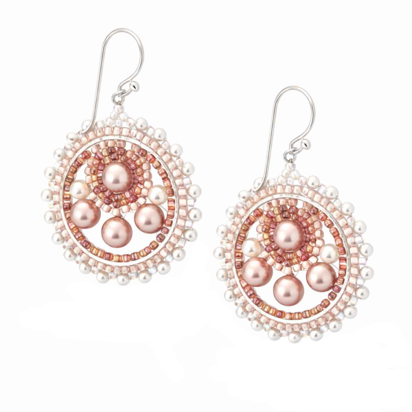 Ohrring Romina – Zarte Eleganz in Rosé