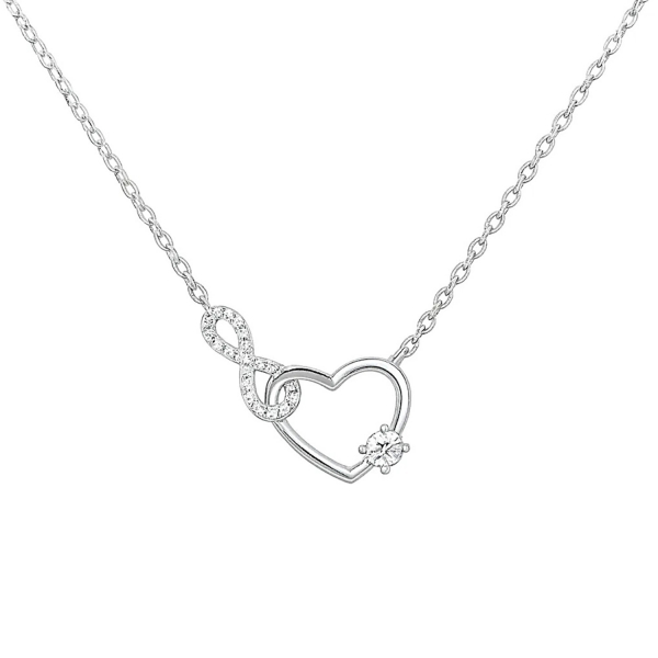 Kette Carly – Herz & Infinity Symbol in zeitloser Eleganz