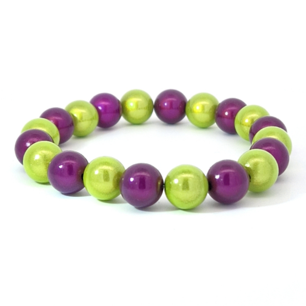 Armband Wonder plum - limette