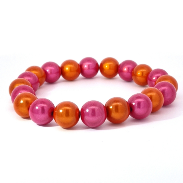 Armband Wonder orange - fuchsia