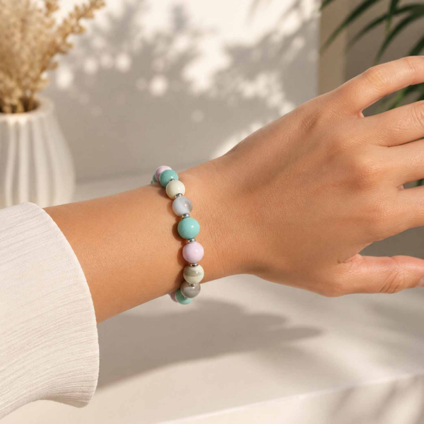 Armband Beach Bunt Keramikperlen