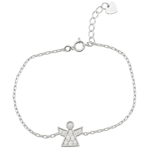 Elna Armband aus 925 Silber mit Engel-Motiv