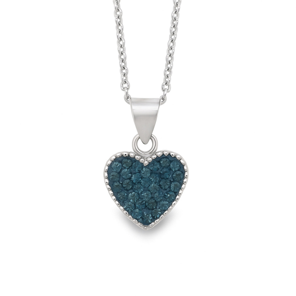 Kette „Corazon“ aus 925 Silber mit Preciosa Kristallen – Montana