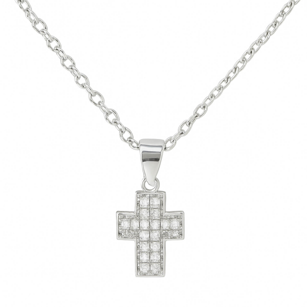 Kette Piccolo – Feines Kreuz aus 925 Silber