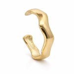 Earcuff Wave 925 Silber vergoldet