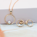 Set Circle 925 Silber rosévergoldet